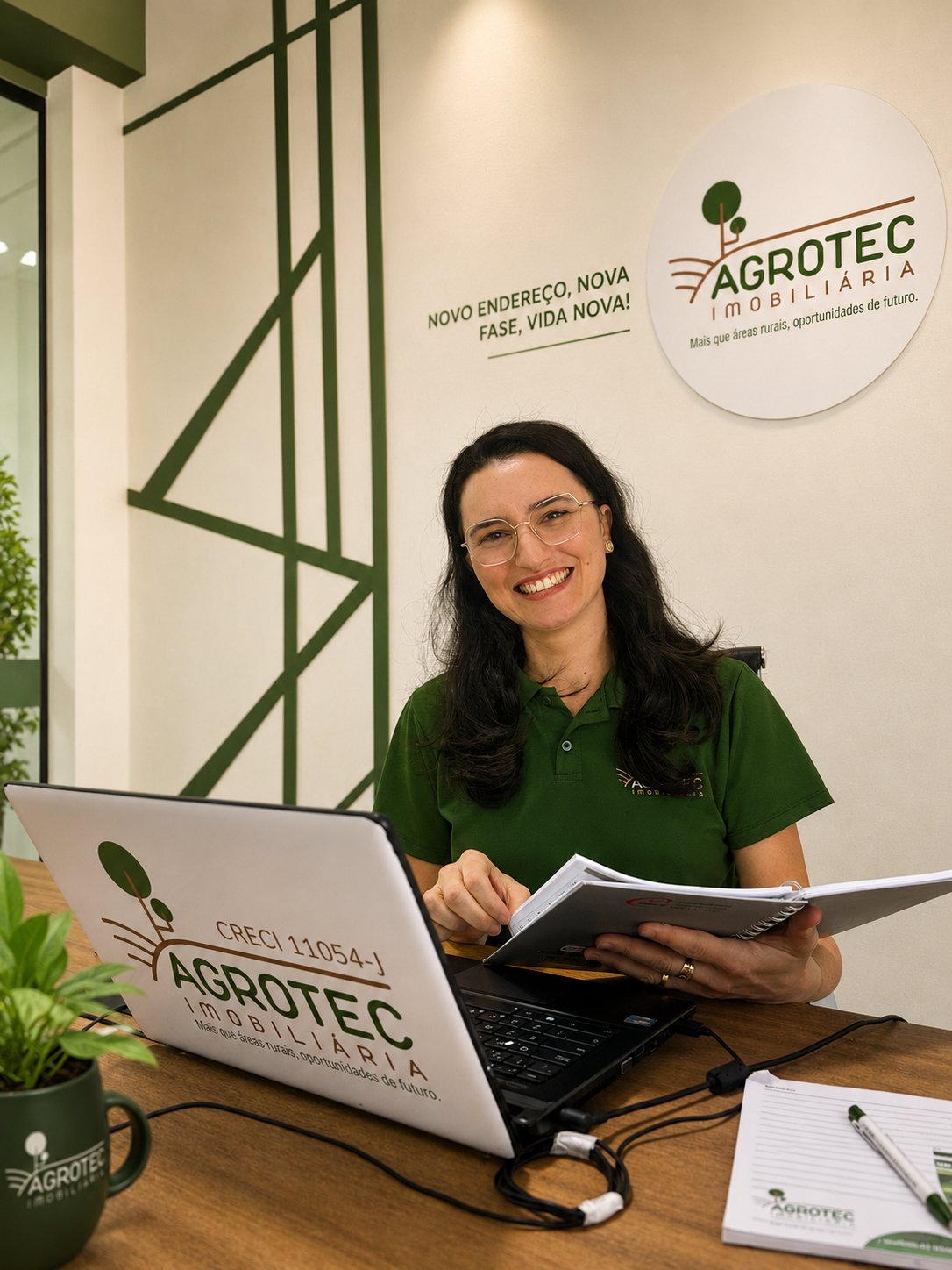 Tatiane Paris Scatolin — co-fundadora da AGROTEC Imobiliária